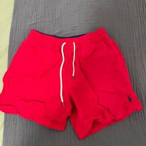 Polo by Ralph Lauren Red and Navy Swim Shorts